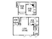 物件の間取り画像