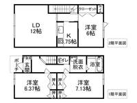 Pine523Bの間取り