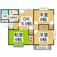 サンシャイン深沢 B101の間取り