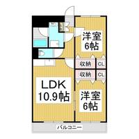 サンヴェルジュ401の間取り