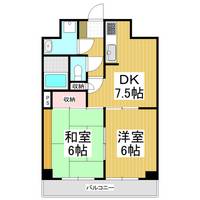 ロワール中央ビル303の間取り
