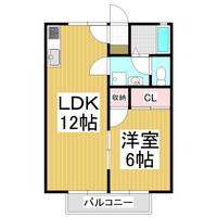 セジュール清水東の間取り