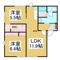 フレグランス竹内の間取り