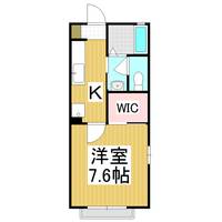 コーポサツキC棟の間取り