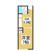 ファミーユ石堂202の間取り