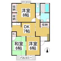 メゾンハピネスT103の間取り