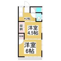 コーポマリン102の間取り