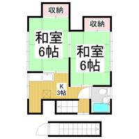 石黒アパート1の間取り