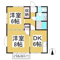 サンライフ古里202の間取り