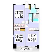 グランヴィル南千歳一番館901の間取り