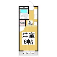 アイリス若里309の間取り