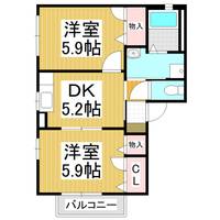 フォーレス ボヌールA101の間取り