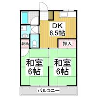 太子ハイツ202の間取り