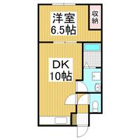 コーポ熊谷A201の間取り