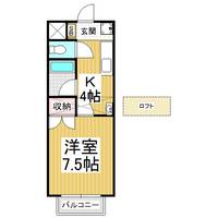 ハイツAlba A103の間取り