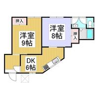 陽光ハイツ105の間取り