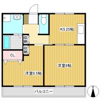 ローズマンション508の間取り