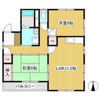 コーポ上原102の間取り