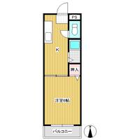 東信ハイツE棟203の間取り