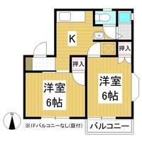 アトゥレラーク ヒルズ202の間取り