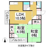 四ツ谷グリーンハイネス201の間取り