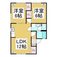 セジュール城北の間取り
