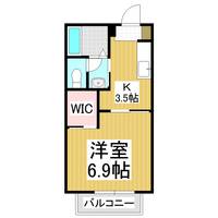 サニーコート井川城 Aの間取り