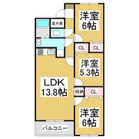 物件の間取り画像