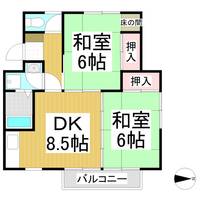 ハイツ丹波島1202の間取り