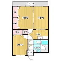 マンションシルクスクエアⅡ101の間取り