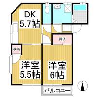 ファンタジー21 A棟103newの間取り