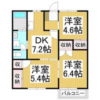 フォーブルT203の間取り