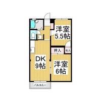 クールジャルダンA101の間取り