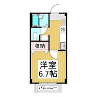 コーポラスさつきの間取り