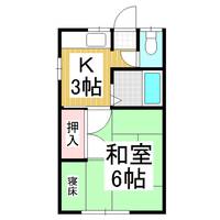 ハイツ八乙女A103の間取り