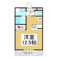 Fontaine栗田301の間取り