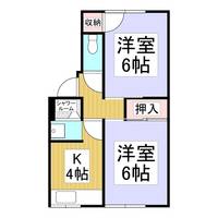 伊那中央アパート102の間取り