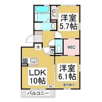 B−FLATの間取り
