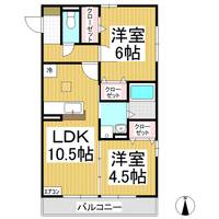 ラ メゾン ドュ ブラン301の間取り