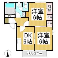 フレグランスジョイA棟202の間取り