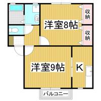ボーンルリ C101の間取り