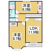 物件の間取り画像