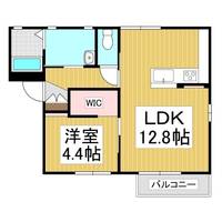 アルカサーノ 富貴原202の間取り