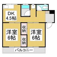 マンション宮沢7の間取り