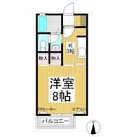 アネーロ和田C106の間取り