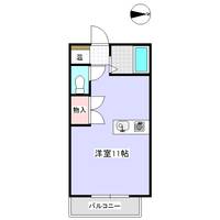 第一コーポ上田原D205の間取り