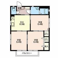 クレセールさくらD101の間取り