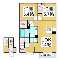物件の間取り画像
