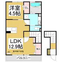 フィガレンス篠山202の間取り