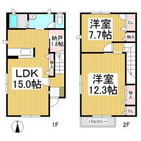 グリーンコート箱清水の間取り